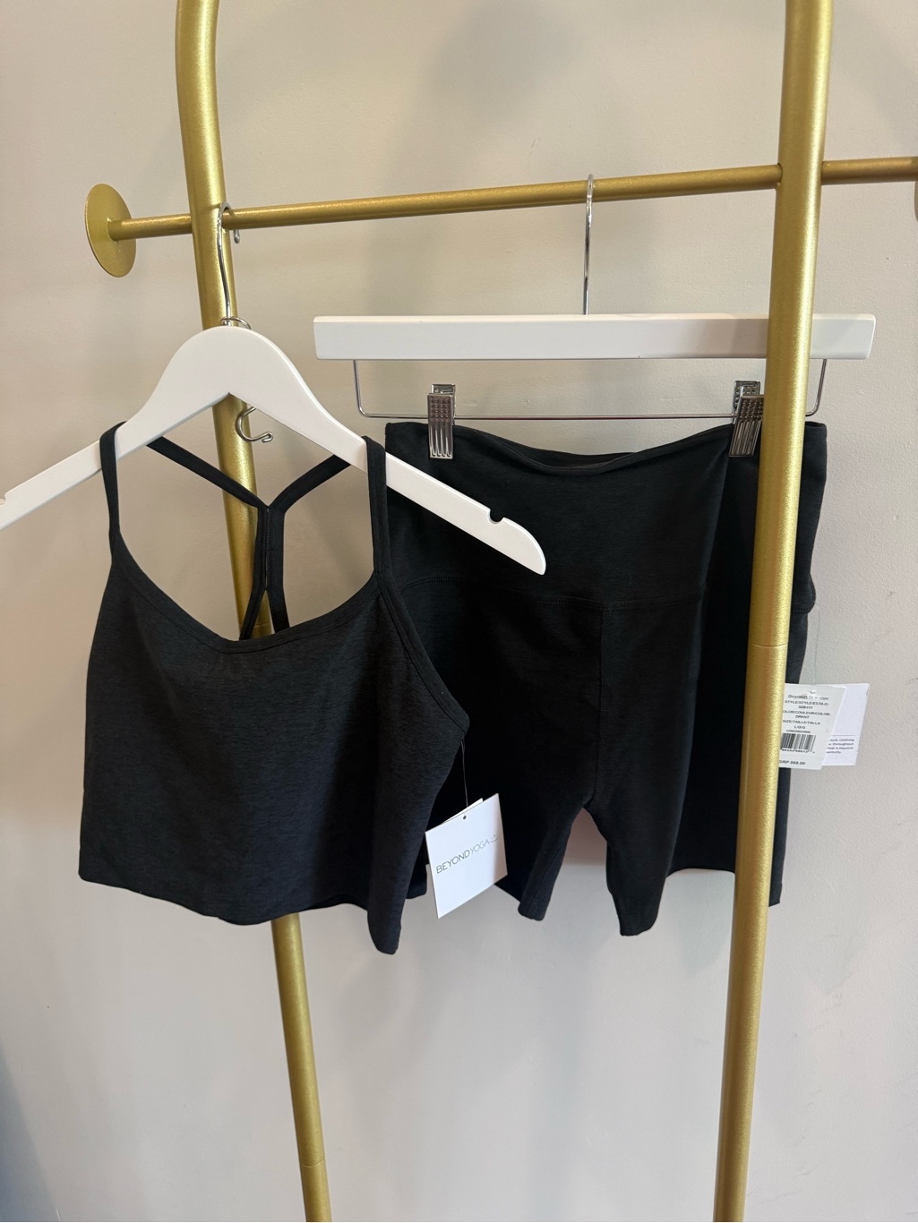 Beyond Yoga Two-Piece Set - Racer Back Tank & Shorts